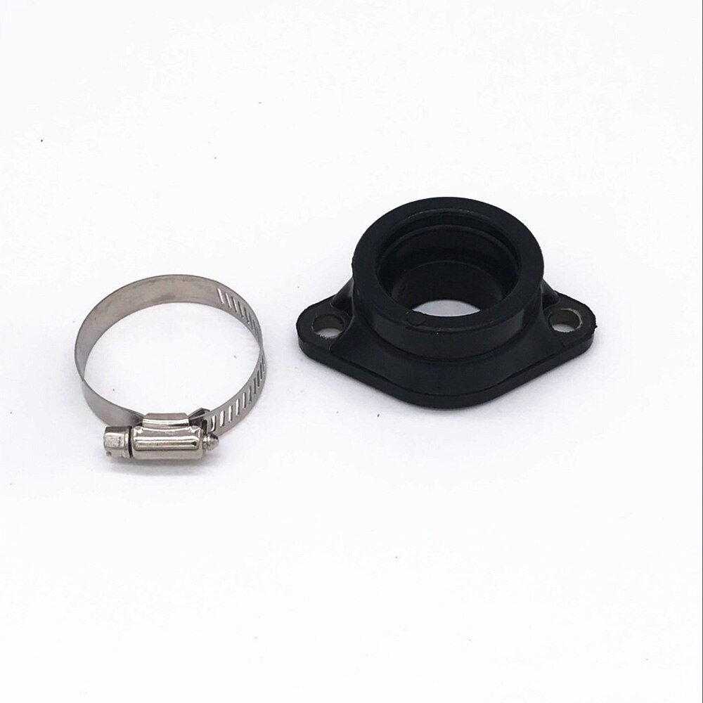 1pc Flange Intake Manifold Joint Adapter For PWK 28mm 30mm Carburetor UTV ATV Motocross 4-Wheel Black Durable Intake Manifold