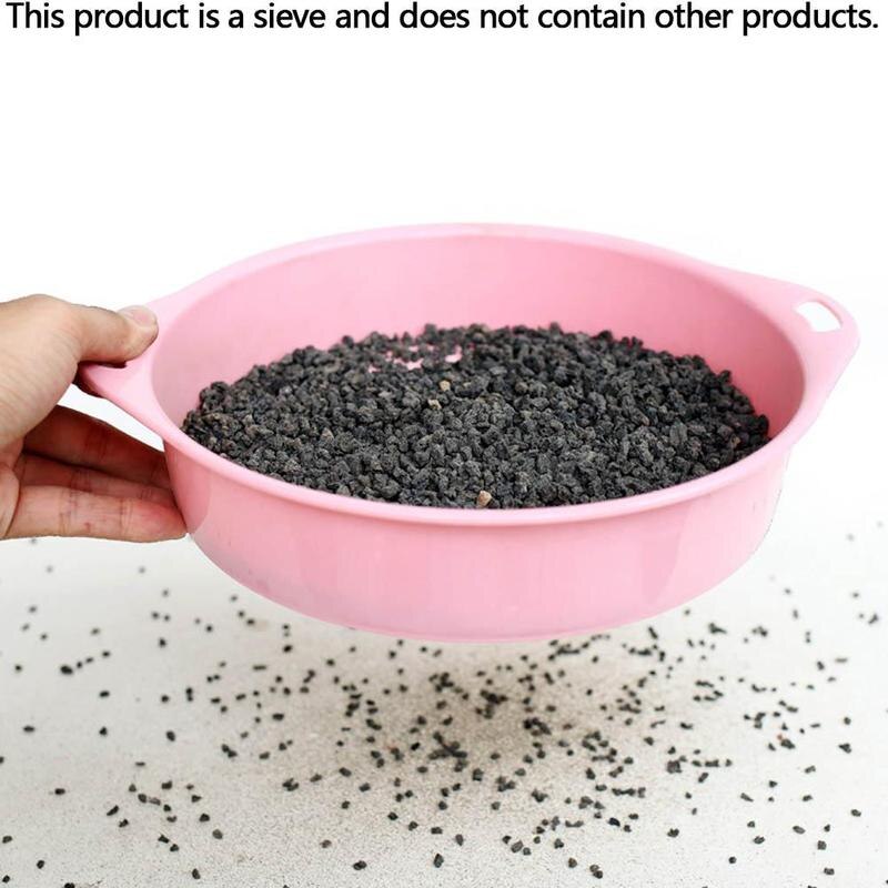 Plastic Garden Sieve Riddle Green For Composy Soil Handle Stone 2 Gardening Mesh With Colors Sieve Tool Soil Particle I3T7