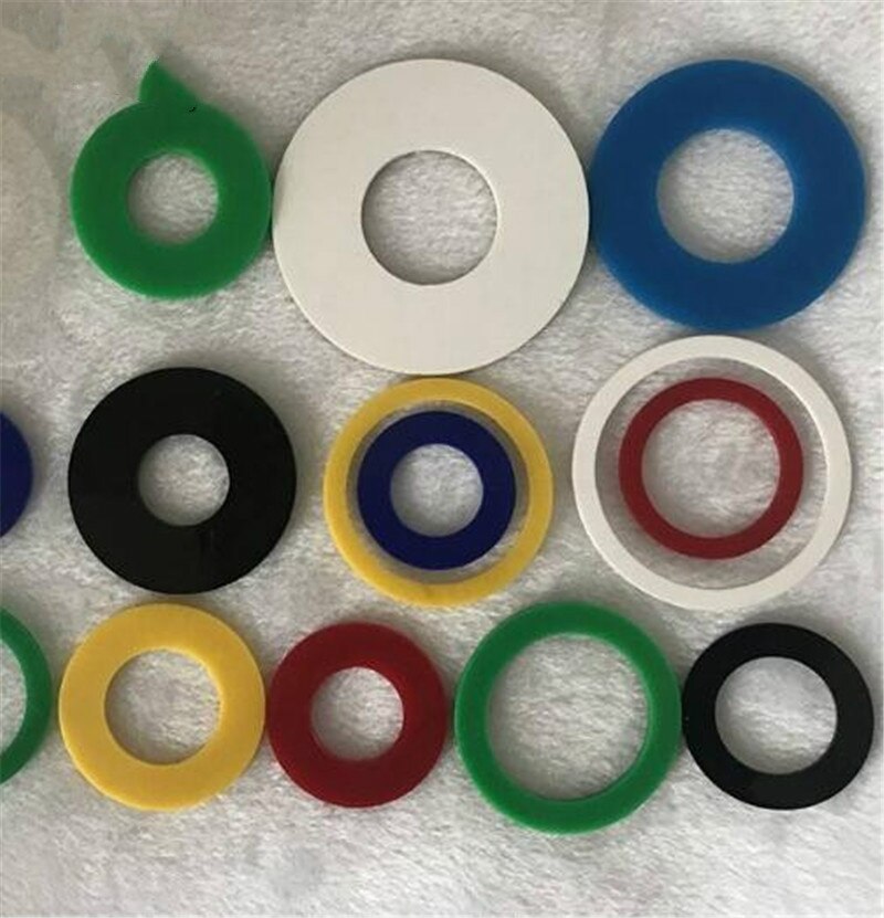 Hule runde akrylplader 2mm gennemsigtige plastik til plexiglas perspex plade ydre diameter 5cm trykplade lerværktøj