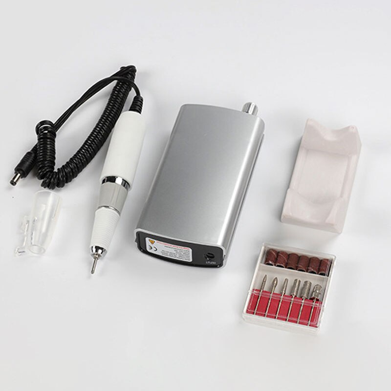 Ponceuse à ongles Portable, 30000RPM Rechargeable, mèches de polissage pour appareil de manucure, ensemble de maître des ongles, nouveauté