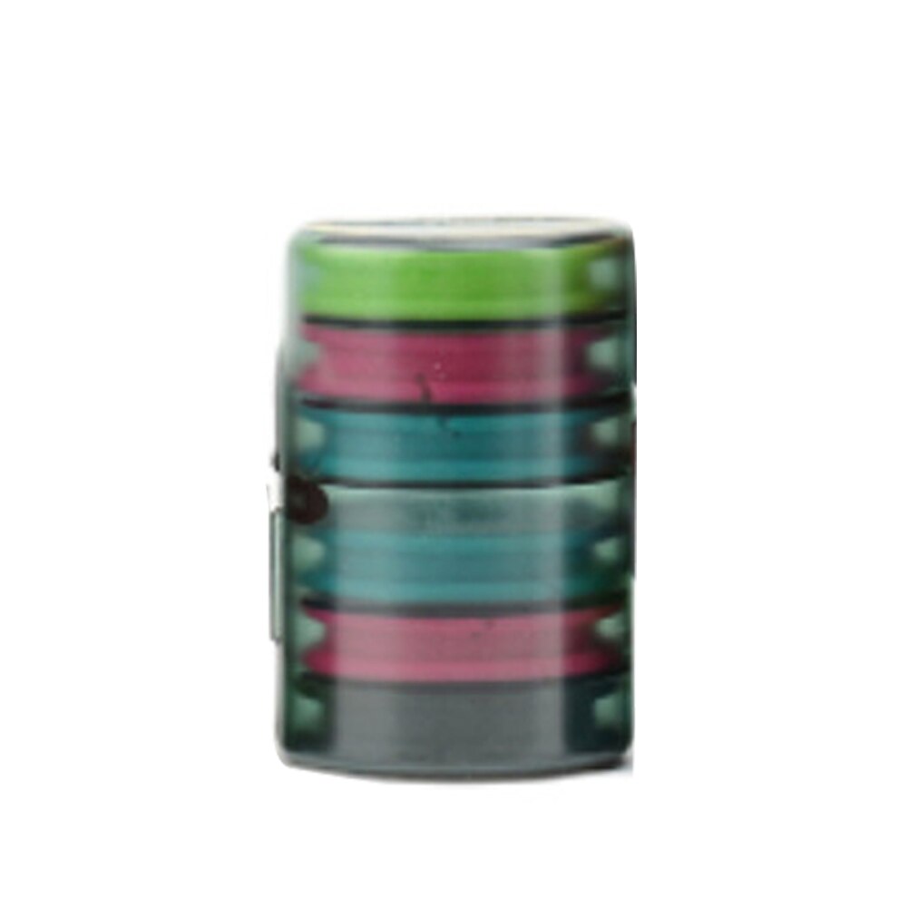 Boîte à ligne de pêche, boîte de rangement rotative de grande capacité enrouleur de bobine bobines colorées organisateur principal multi-couches