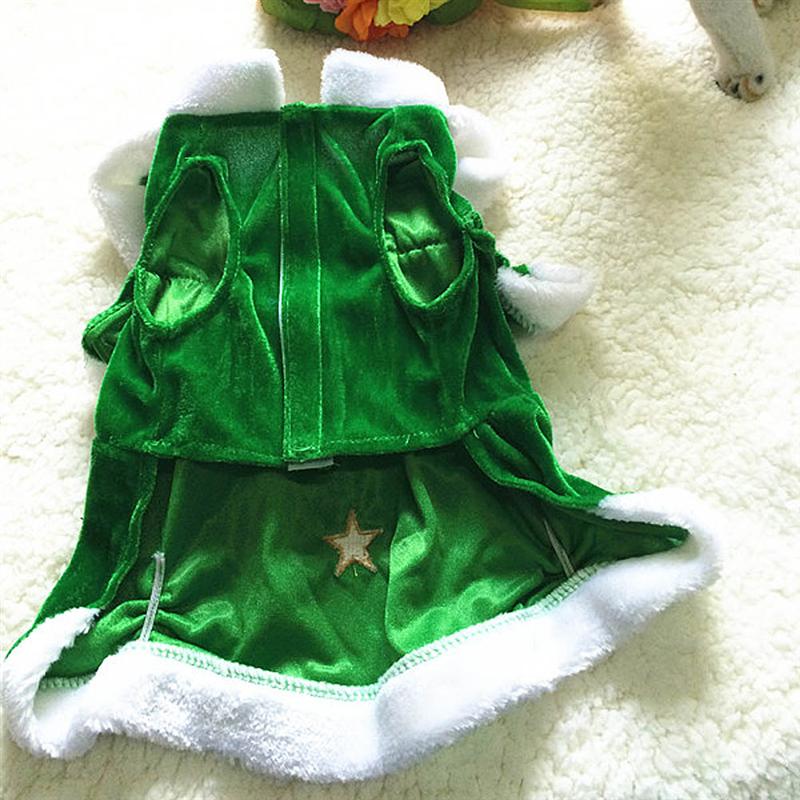 Kerstboom Vormige Hond Kostuum Pet Winter Kleding Comfortabele Warme Kerst Hoodie Jurk Voor Party