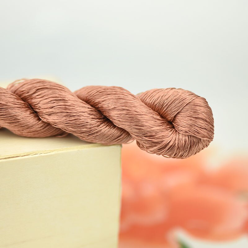 silk embroidery thread / 100% silk thread /hand embroidery embroider cross stitch/pine nut brown: 3