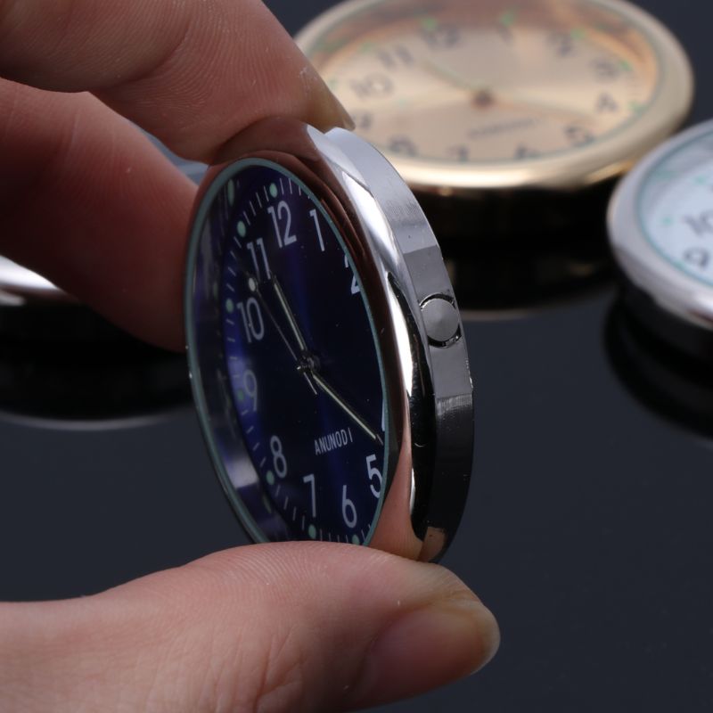 Universal Car Clock Stick-On Electronic Watch Dashboard Noctilucent Decoration For SUV Cars 77UE