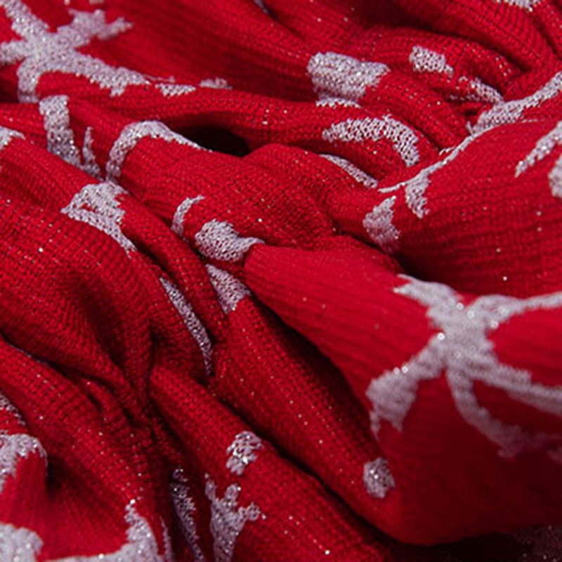 Sacchetto del Regalo di natale Gigante Fiocco di Neve Creativo Sacco di Babbo Natale Babbo Natale Modello Regalo Borsa con Coulisse Rifornimenti Del Partito Di Natale