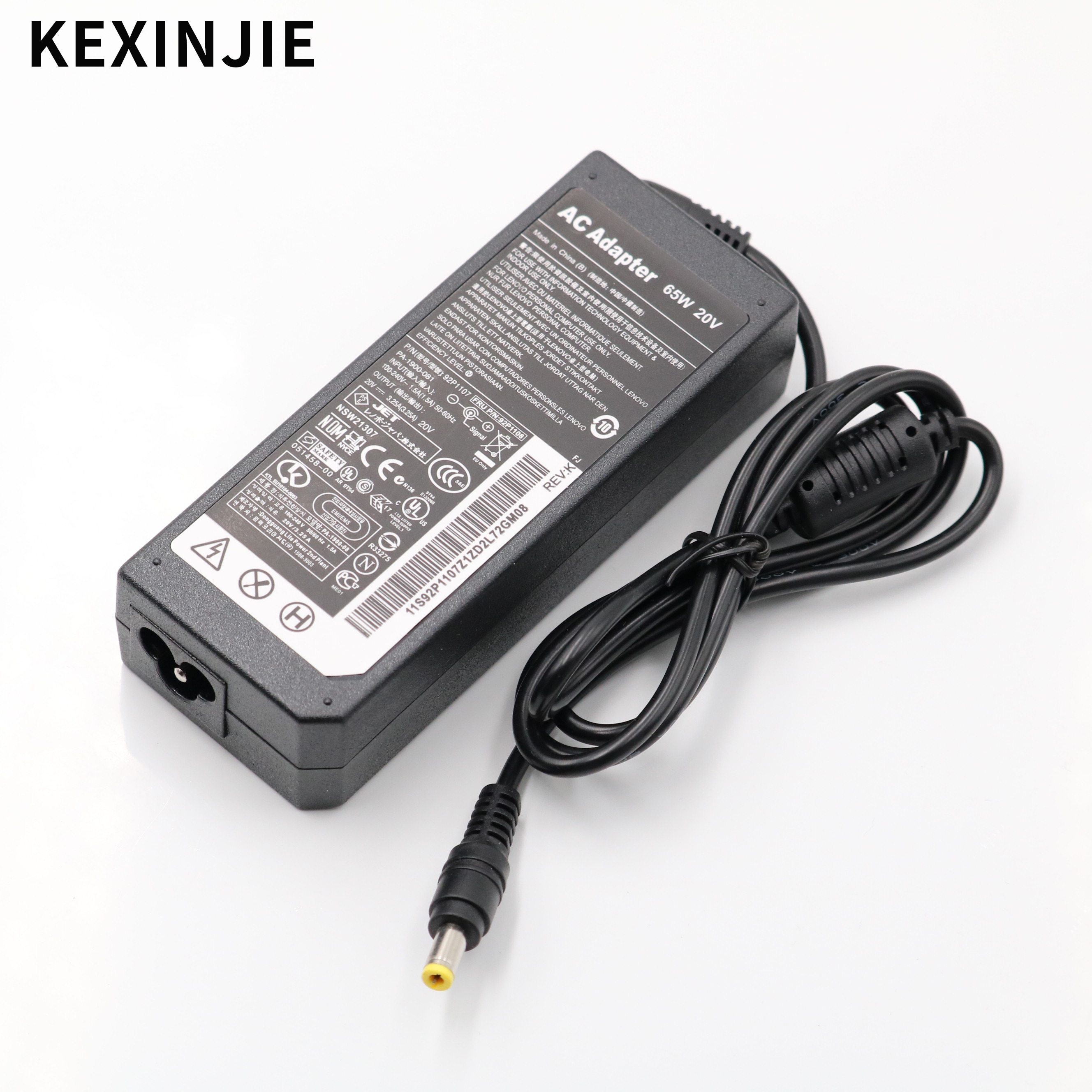 20V 3.25A Power AC Adapter Laptop Charger For Lenovo IdeaPad N586 P580 P585 PA-1650-56LC CPA-A065 36001792 adapter