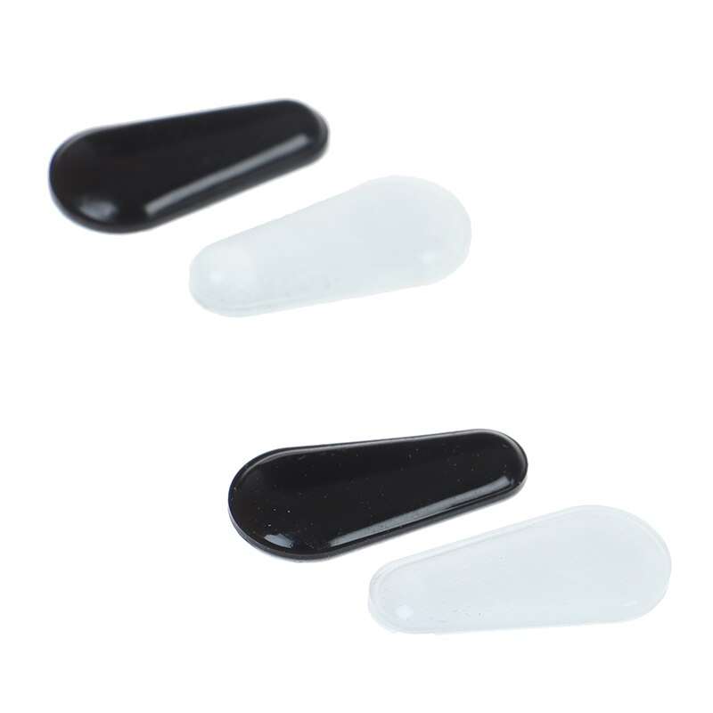 10 Paar Black Clear Water Siliconen Antislip Neus Pads Voor Bril