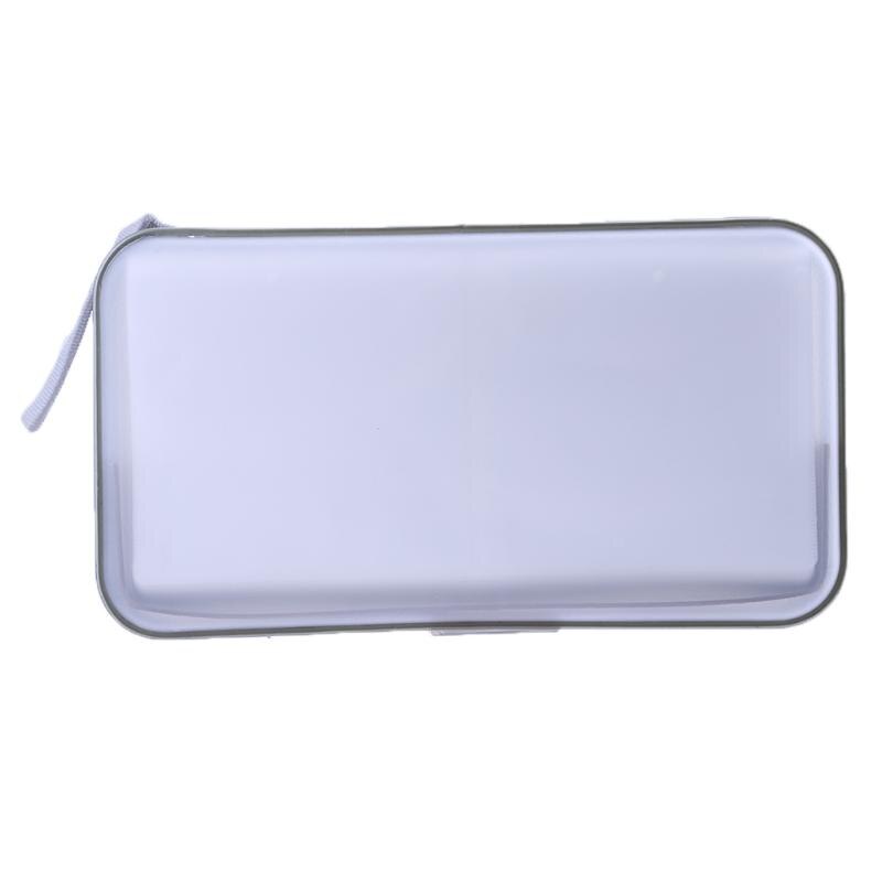 Portable 80pcs Disc CD DVD VCD Wallet Storage Organizer Case CD Sleeve Hard Bag Album Box Large Capacity bag-25: white