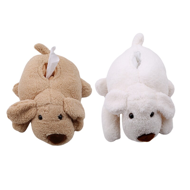 Novelty Napkin Holder Cute Teddy Plush Doll Tissue Box Cover Dispenser