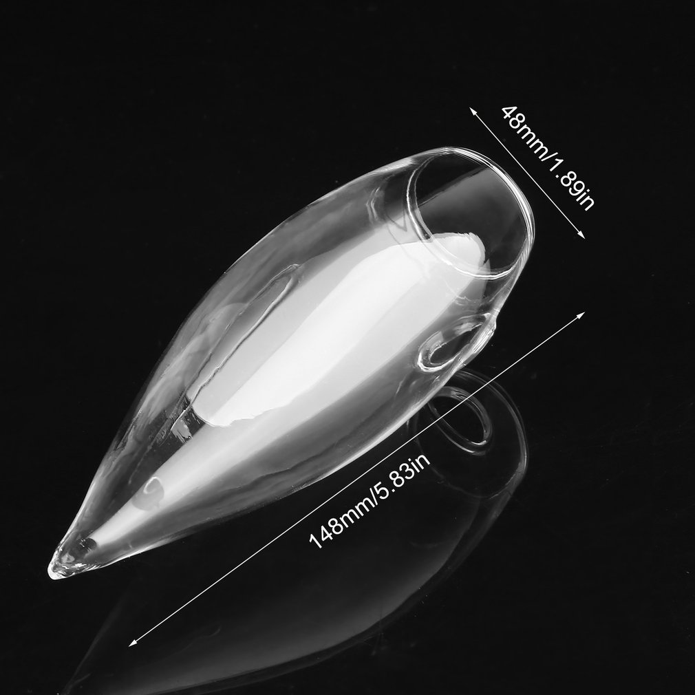 Transparente hielo-Piton vidrio colgante florero planta botella flor para colgar en pared planta botella de vidrio boda hogar Decoración