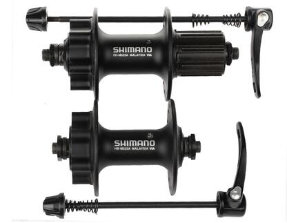 Shimano M475 525 Bike Disc Hub Set 32/36 Spoke Voor Achter Fiets Hubs RM66 M435: M525 32H Front Rear