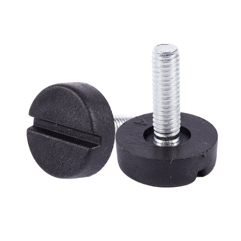 Anti-slip Adjustable Furniture Levelling Feet M6 x 20mm Thread 12 pcs