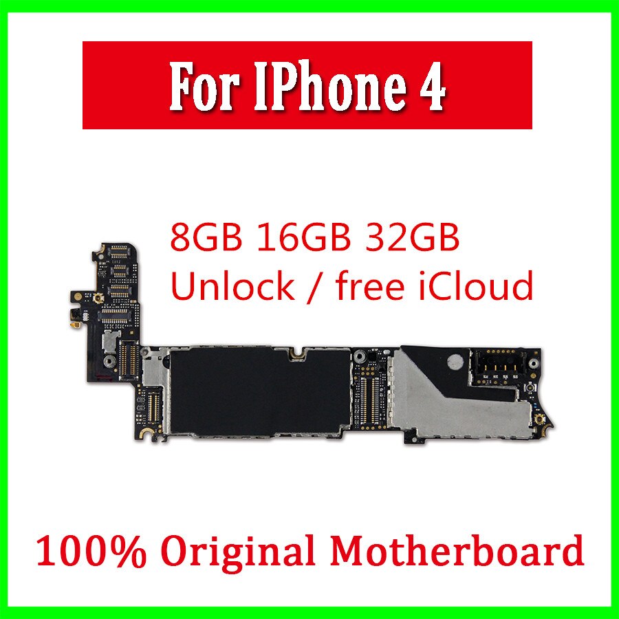 Moederbord Voor Iphone 4 4S 5 5S 5c Moederbord Ontgrendeld Logic Board Voor Iphone Moederbord Met Ios Systeem met Chips