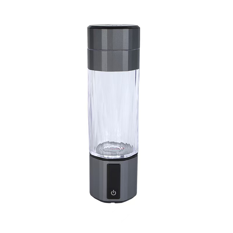 Hurtownia najlepiej sprzedających się SPE PEM USB akumulator przenośny 9800ppb H2 bogaty generator wodoru butelka termos na wodę na prezenty: Jasno szary