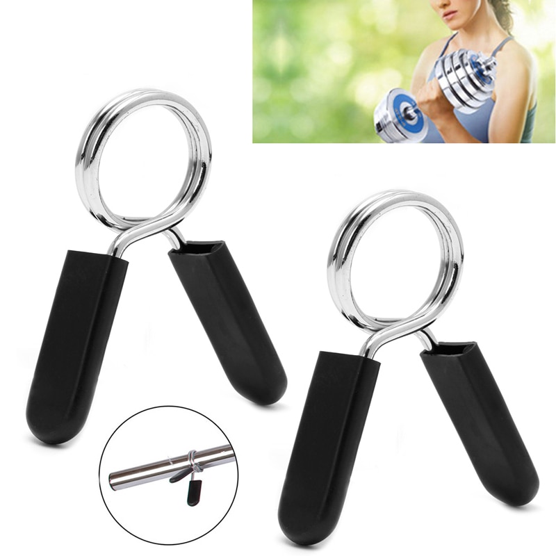 Skivstångslås 2 st 30mm skivstång gym styrkelyftstång hantellås klämma fjäderkrage clips