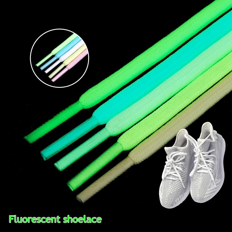 Leucht schnürsenkel 0,5 CM deutlich Leuchtstoff Schnürsenkel glühen in Der Dunklen Nacht Runde Schnürsenkel Sneaker Schnürsenkel Schuhe