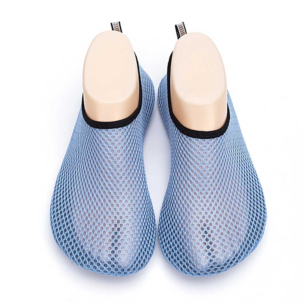 1 Pair Water Shoes Non-Slip Aqua Socks Quick-Dry Outdoor Sports Lightweight Swim Shoes for Men Women Beach Swim Surf: Blue / L