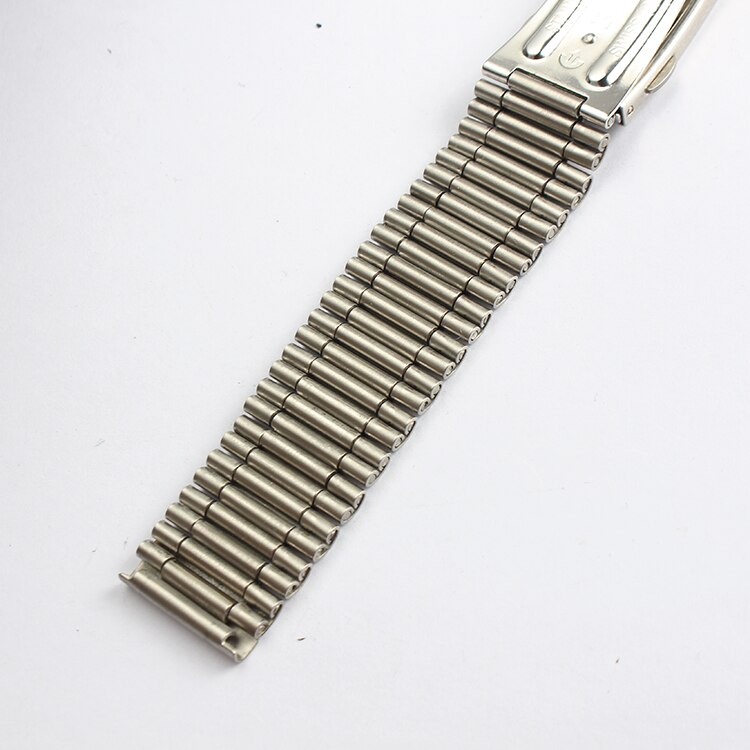18mm rostfritt stål delar klockarmband silver metall klockarmband armbandsur tillbehör för rado