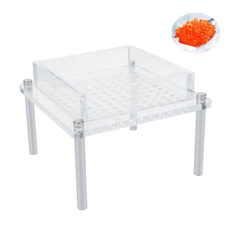 100 Holes Caviar Generator Efficient Molecular Gourmet Caviar Box Fish Roe Generation Tool