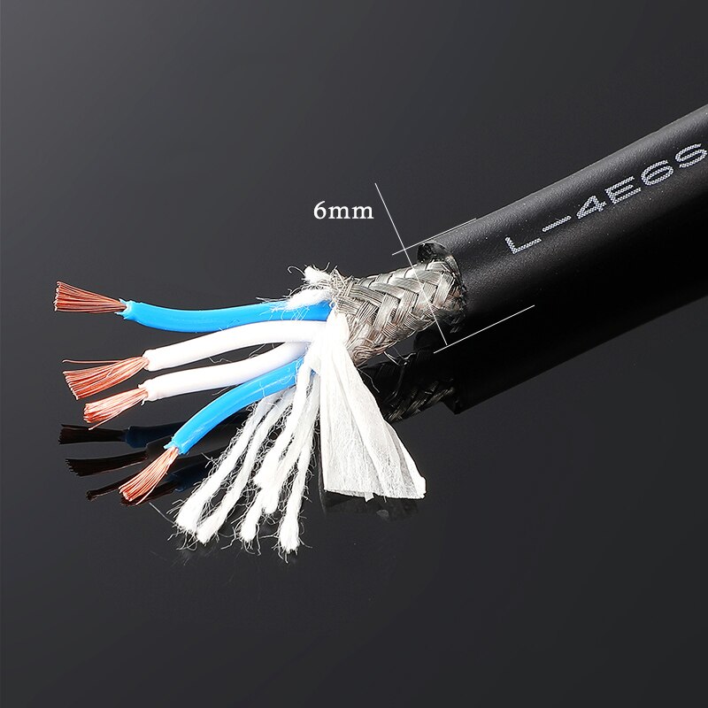 hifi audio cable 4.4mm JACK balanced interface 2.5 to 2 rca signal cable AUX line Headphone Amplifier line 2.5mm plug to 2 RCA