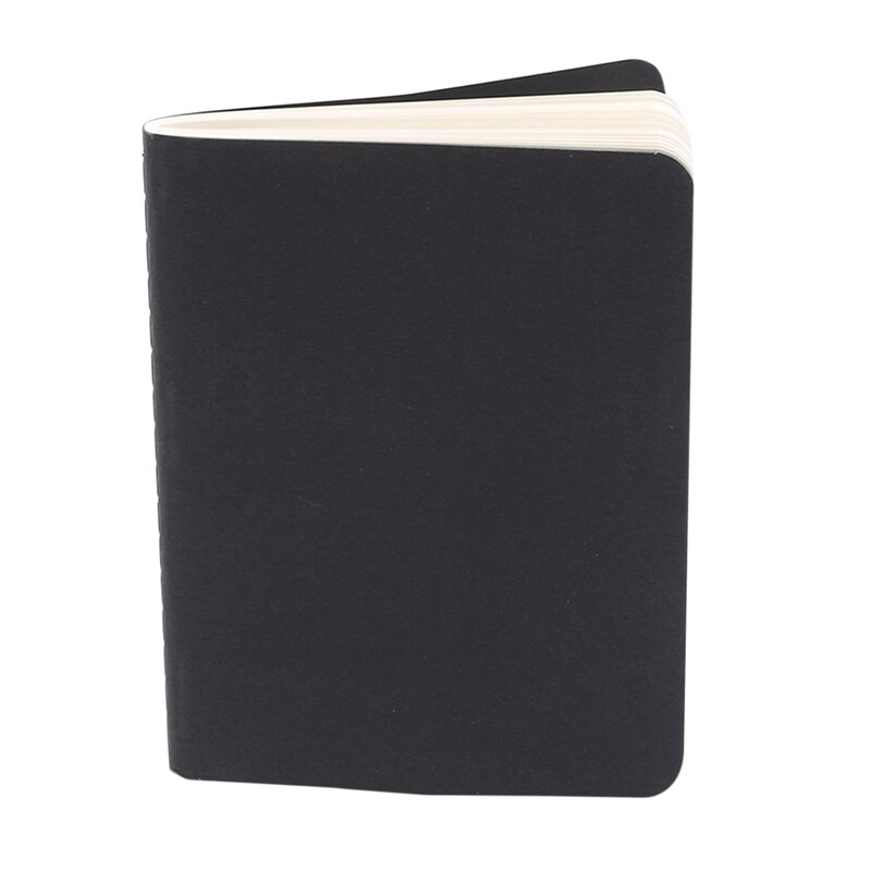 Sketchbook Simple Kraft Paper Material Notebook Diary For Drawing Painting Paper Notepad: black