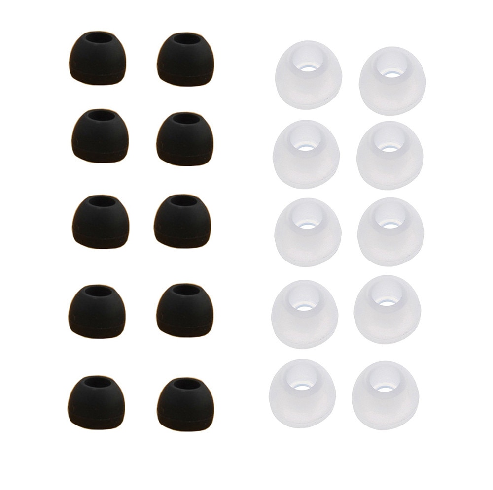 10 Pairs Medium Size Clear Silicone Replacement Ea... Grandado