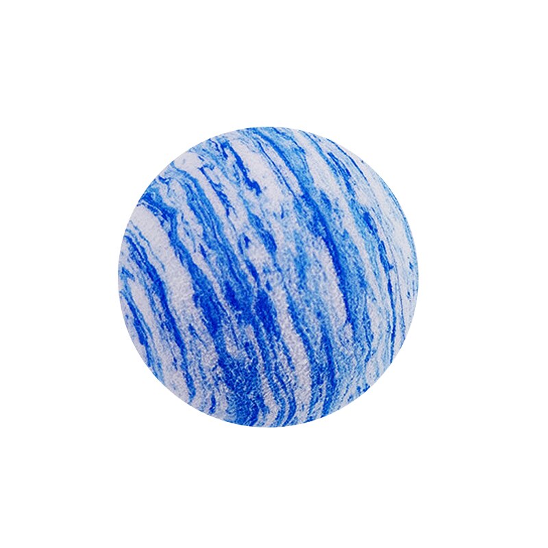 1Pc Rainbow Planet Toy Ball Pet Dog Cat Ball Toy EVA Planet Texture Pet Balls Cat Toys Interactive Toy Training Pet Supplies: Blue