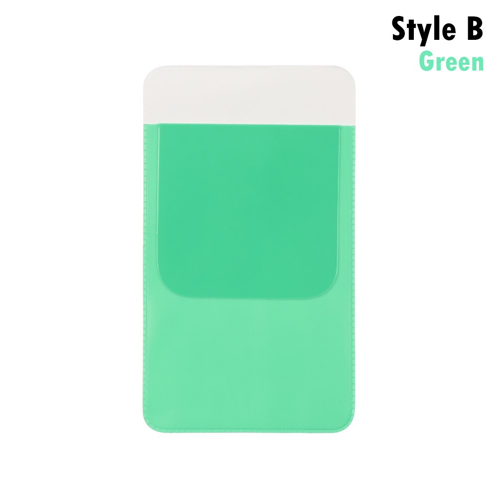 1Pc Kleurrijke Pvc Pocket Protector Lekvrije Pen Pouch Artsen Verpleegkundigen Zak Voor Pen Lekken Kantoor ziekenhuis Levert: Style B-green