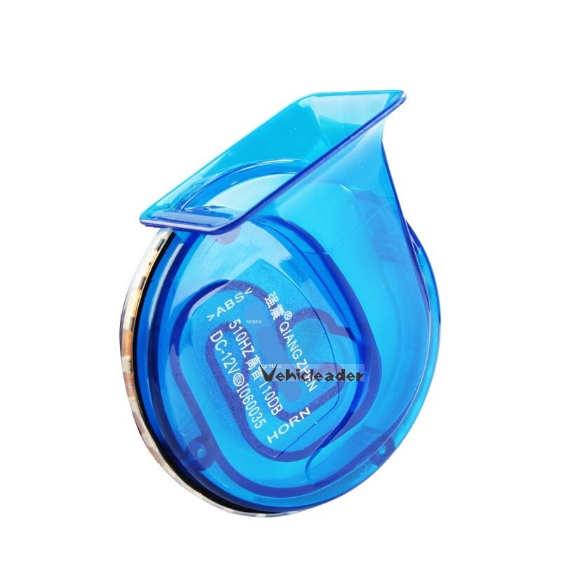 Bocina de Caracol de 12V para motocicleta, con luz led, altavoz de voz fuerte y transparente, bocina de aire para coche y moto, electrónica Universal con lámpara LED