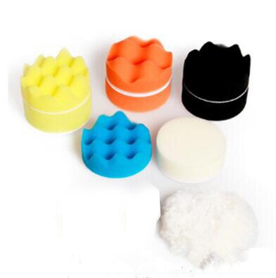 Mini Pneumatic 2"/3" Grinding Machine Car Polisher Air Polisher Orbital Sander Electric Grinding Polishing Machine Air Powered: 9pcs-3inch