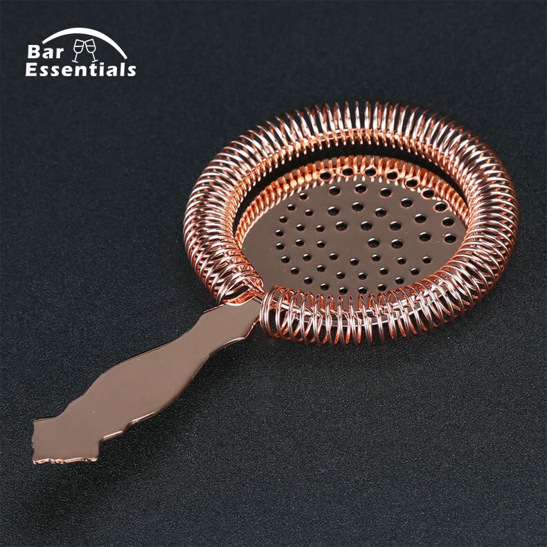 Colador de cóctel de barra de resorte de acero inoxidable, colador de Bar de lujo, colador de Bar, herramienta de Bar, colador de hielo de vino, barra de Bar
