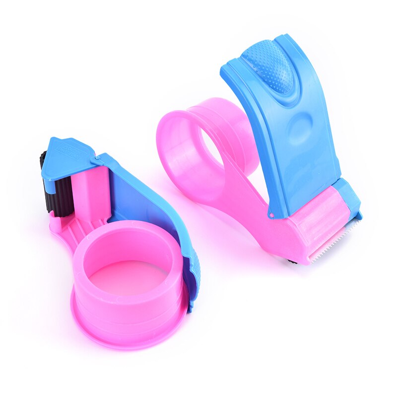 Dispensador de cinta de sellado de plástico, cortador de cinta de rodillo de ancho de paquete de embalaje, soporte de cinta de sellado, herramientas de máquina de embalaje Manual