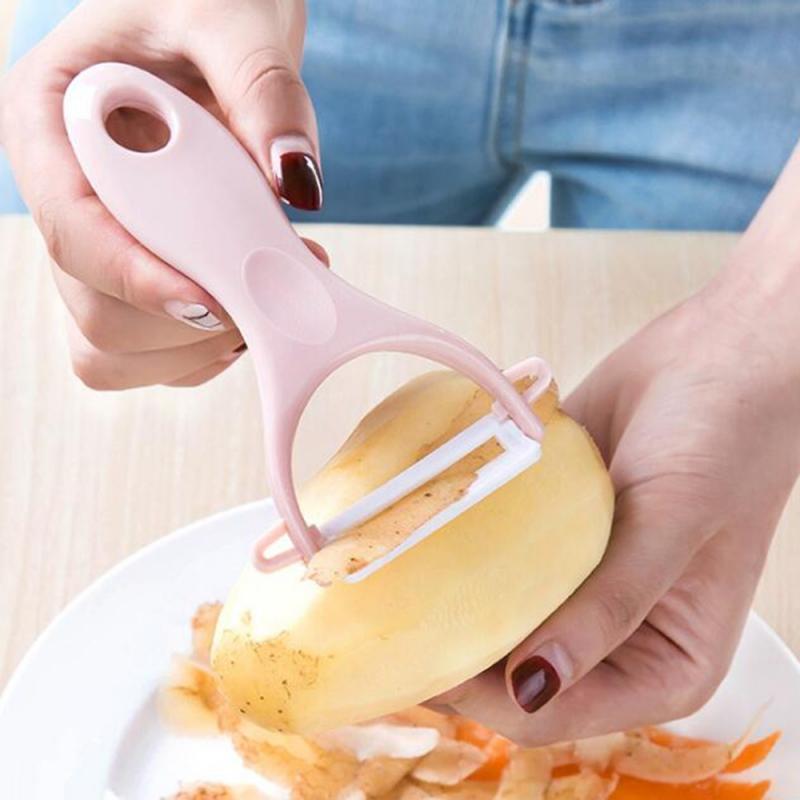 1 céramique créative facile à nettoyer carotte et pomme de terre grattoir fruits et légumes éplucheur légumes rapide éplucheur maison cuisine épluchage