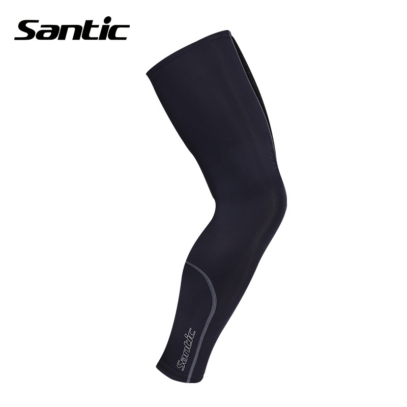 Calentadores de piernas de Ciclismo para hombre y mujer, calentadores de piernas Anti-UV, color negro, talla asiática, S-2XL: L