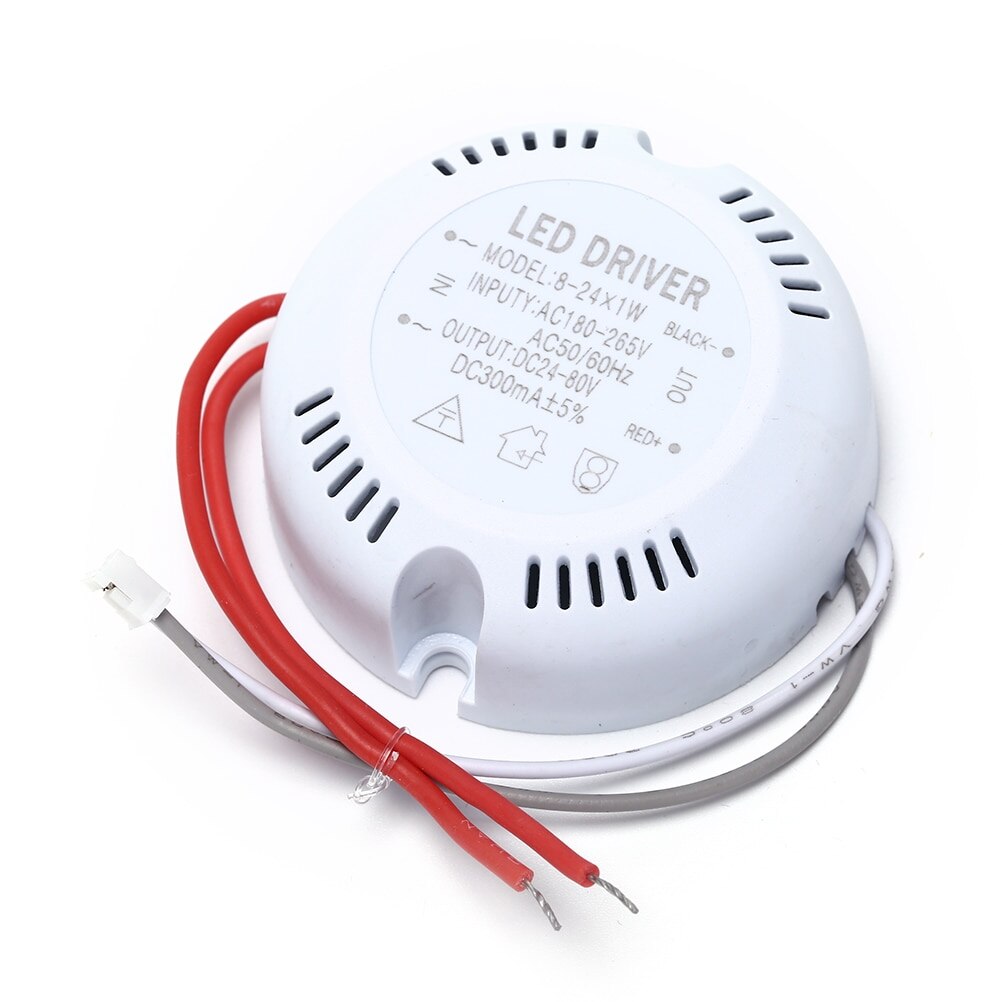 1 Pcs 220v Round Driver 24W 36w LED Driver ceiling Driver Lighting Transform For LED Downlights lights