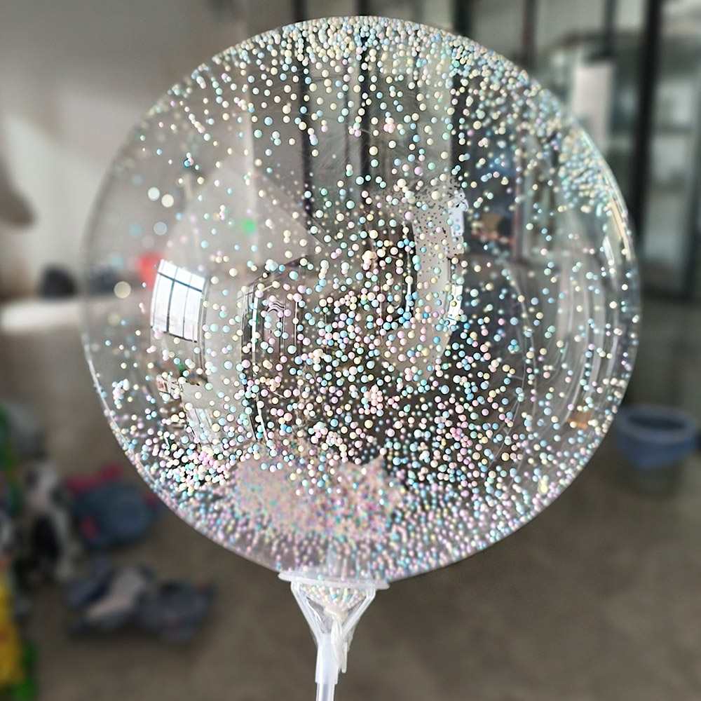 100 Uds macarrones pluma colorida globos Bobo transparentes rellenos decoraciones para cumpleaños y bodas caja de globo DIY artesanía relleno pluma