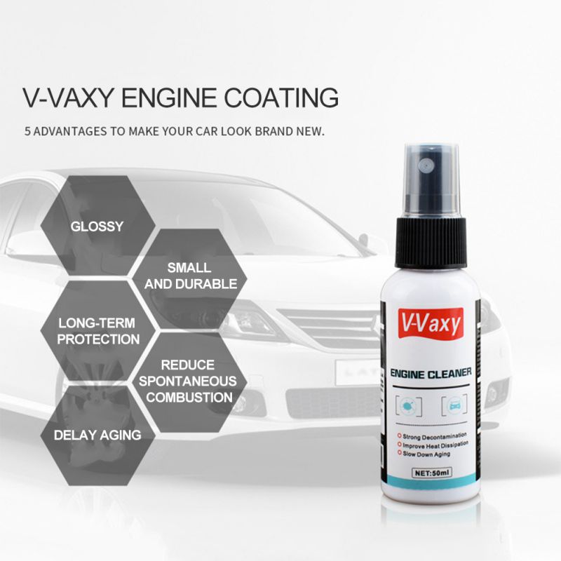 50ml car engine compartment coating agent cleaning and polishing maintenance agent in addition to carbon deposit cleaning agent