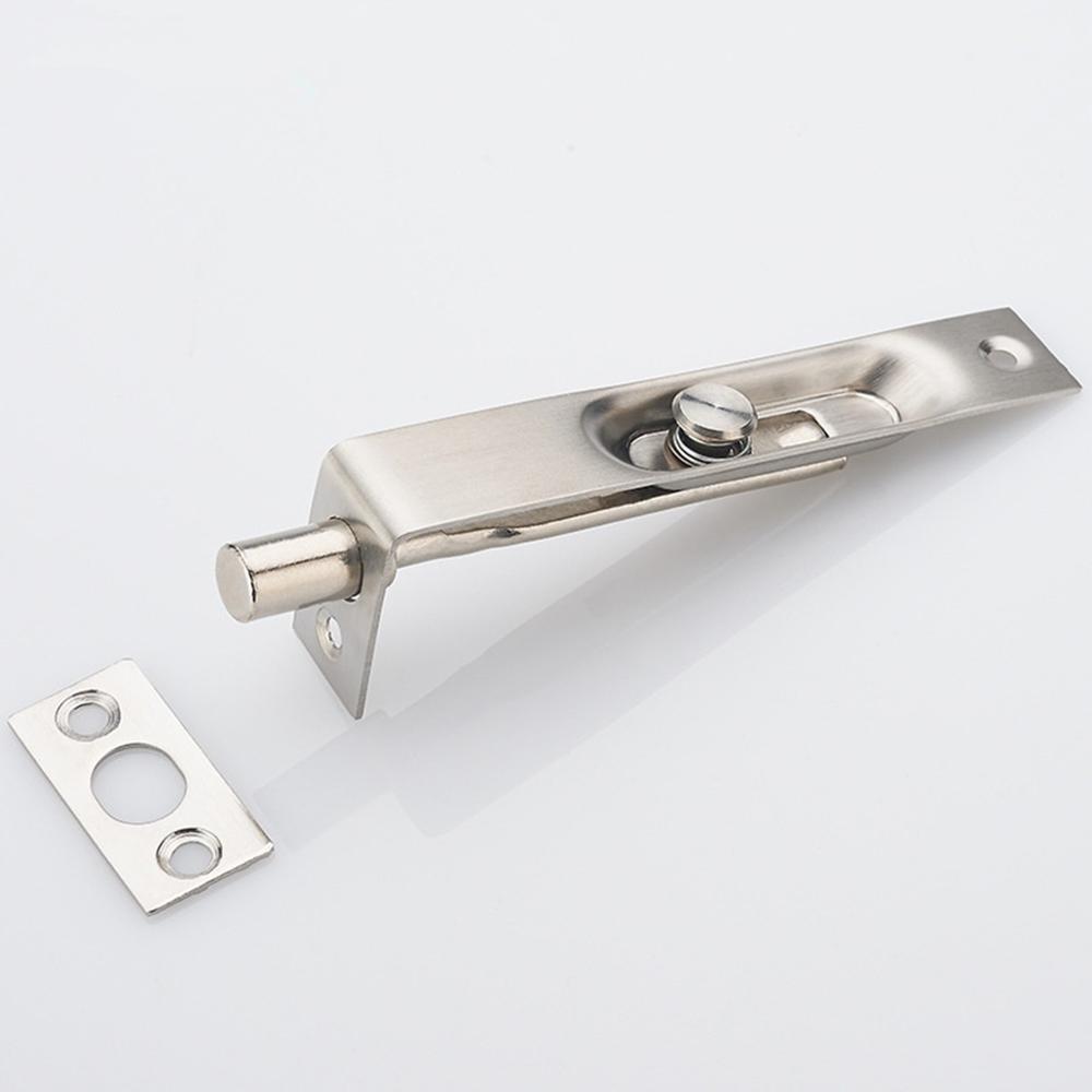 Stainless steel latch wooden door dark bolt box slotted double open door concealed latch invisible door latch hidden