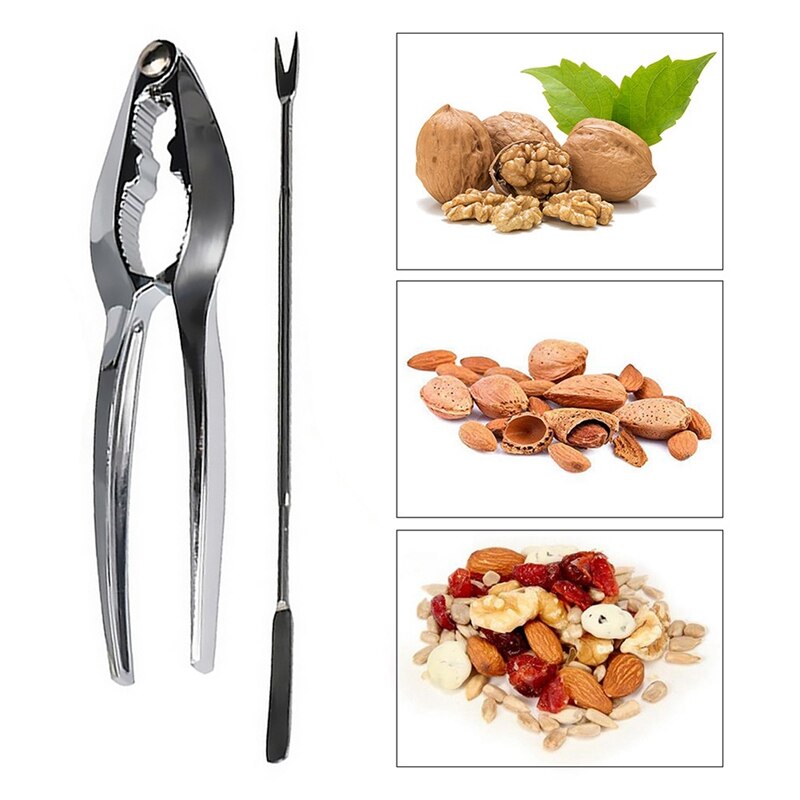 AFBC 8 Pcs Per Set Eating Crab Tool Walnut Pliers Crab Needles Seafood Forks Crab Crackers
