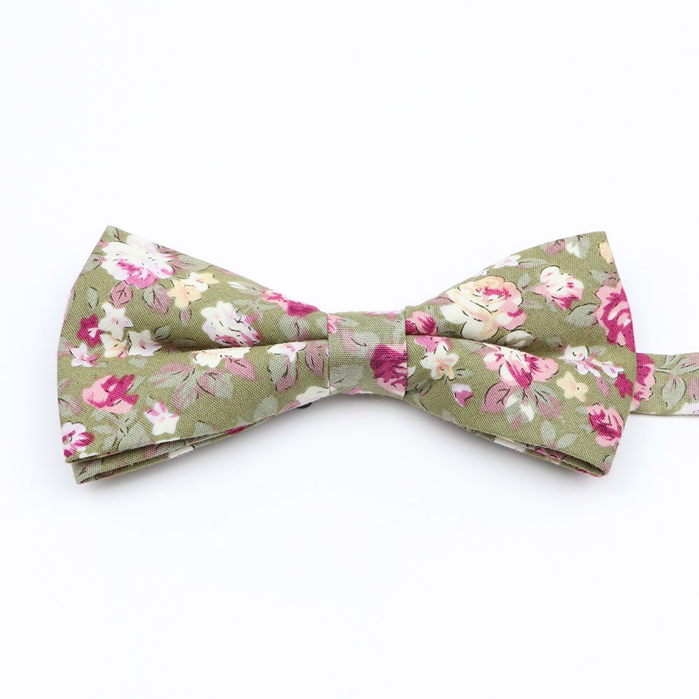 Kleurrijke Bloemen Strikjes Mode Katoen Print Bowtie Stropdassen Voor Mannen Wedding Party Pakken Gravata Vlinder Sjaaldassen