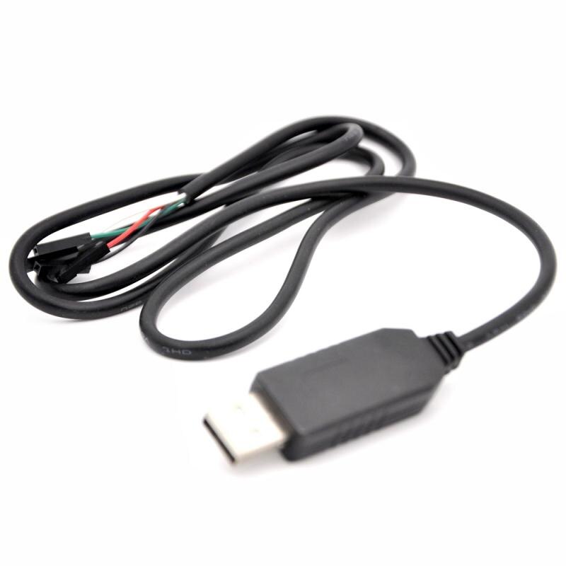 1M USB To RS232 TTL UART PL2303HX USB To COM Cable Module Converter Cable 4 Pin Data Line Black Computer Cables Connectors