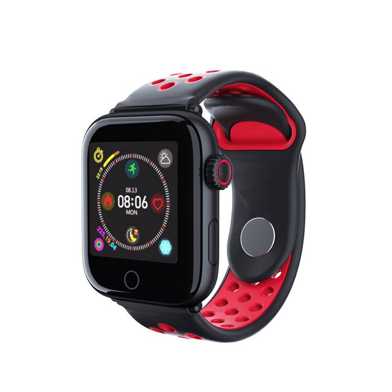 VERYFiTEK Z7 Smart Uhr Blutdruck Herz Rate Monitor IP67 Fitness Armband Uhr Frauen Männer Smartwatch für IOS Android: Red