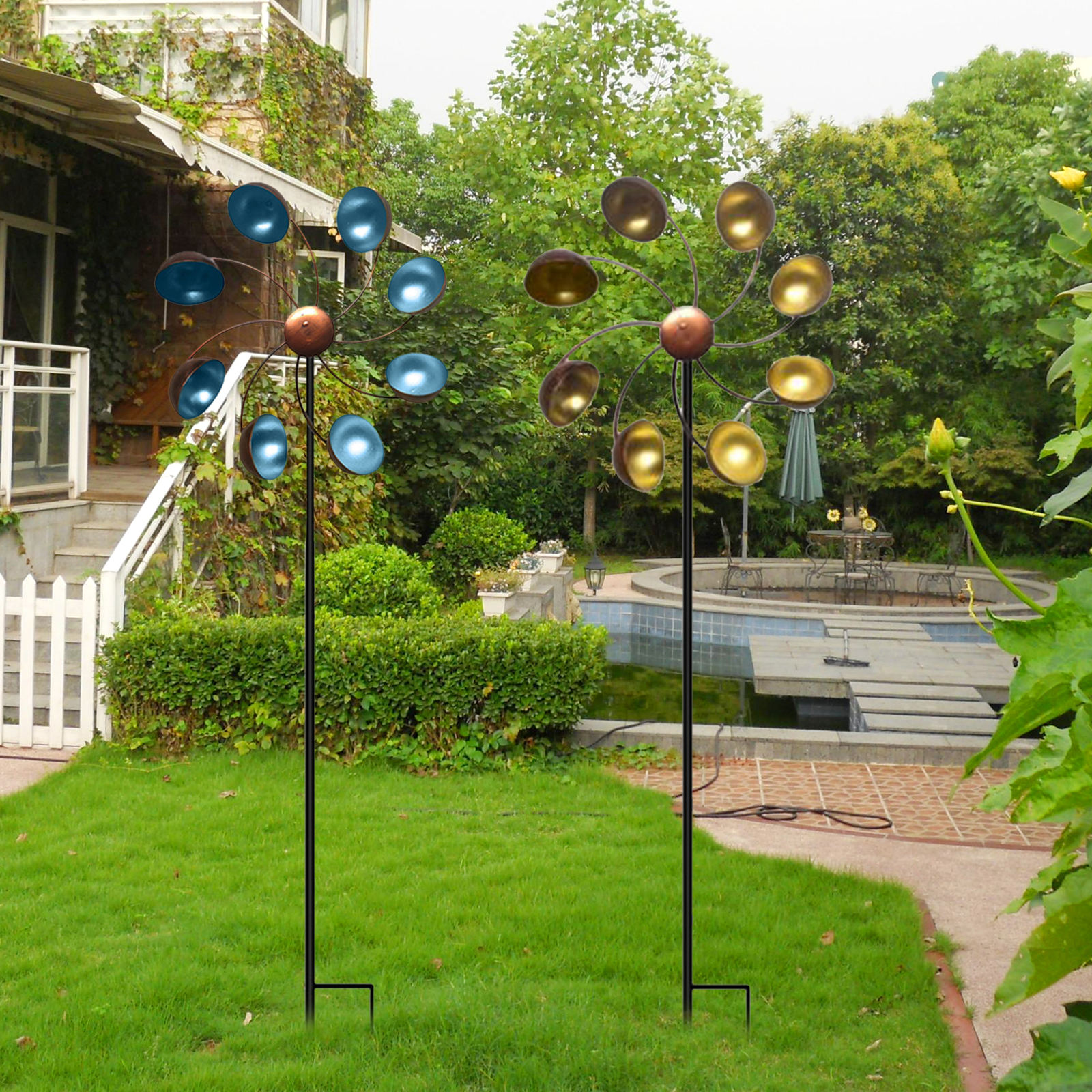 66cm Windmill, Garden Decoration,, Wind, Crafts, Pinwheel, Art Decoration, Stake, Garden,