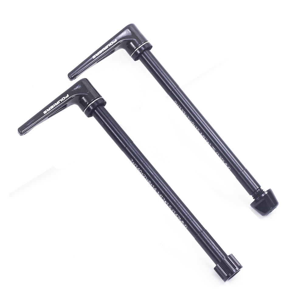 Fouriers-palanca de eje pasante para bicicleta de carretera, M12, 135mm x 1,75mm, 142mm x 1,5mm, para Cyclocross CX, gravilla, eje de cubo de Marco trasero
