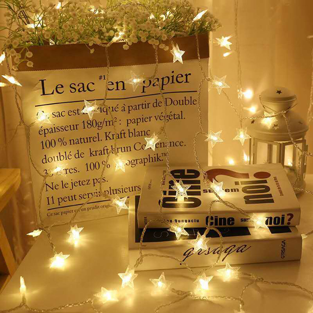 10 diod doprowadziło gwiezdna zasłona girlanda żarówkowa doprowadziło światło wróżka 1.5M gwiazda świąteczna girlanda wesele okno dekoracja zewnętrzna światło