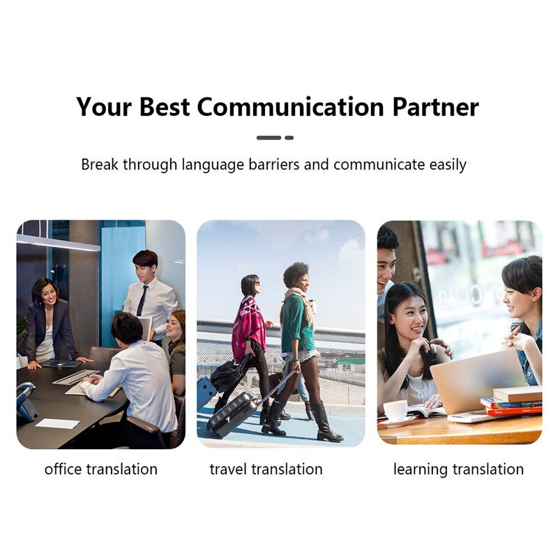 Bluetooth APP IOS Android Translator 72 Multi-Languages Smart Translator Instant Voice Text APP Photograph Translaty Translator