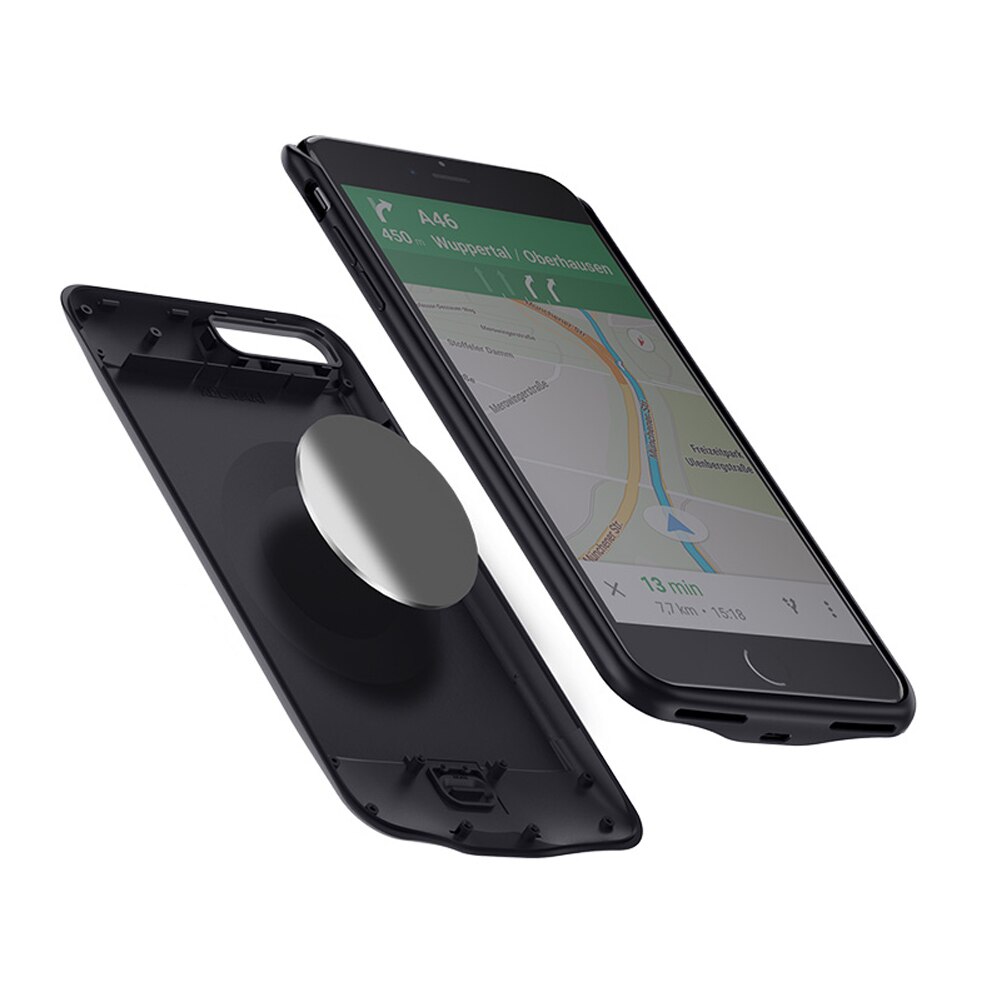 7200Mah Portable Power Bank Backup Pack Magnetische Externe Batterij Oplader Case Beschermhoes Voor Iphone 7Plus 8Plus 5.5Inch