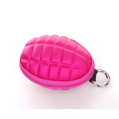 wallet women Multi-function grenades shape key package zero wallet necessary tide male wallet female bag coin purse Carteras: rose red