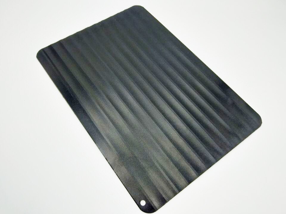 Tabla de descongelación rápida de aluminio segura sin calefacción 2 en 1 Placa de descongelación rápida para Frozens Food Meat Kitchen ToolLA412