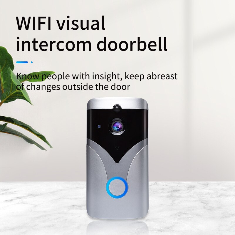 Hd Draadloze Wifi Smart Video Intercom Deurbel Camera Visuele Intercom Ip Deurbel Draadloze Home Security Deurbel Camera